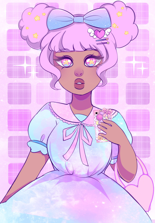 milkoe:    idk what to caption this I just wanted to draw a cute girl today  ✧    ✧   