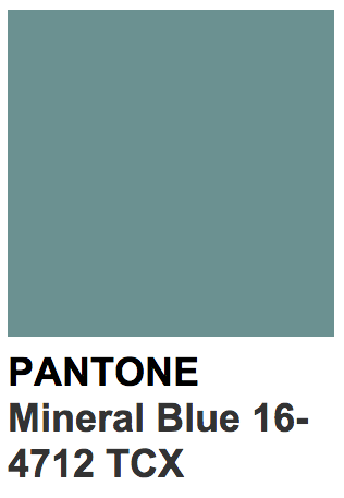 colors — Pantone 16-4712 TCX Mineral Blue