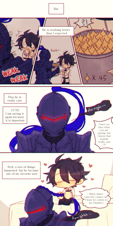 cawcahhh - Another FGO dairy about my Berserker Lancelot ☆