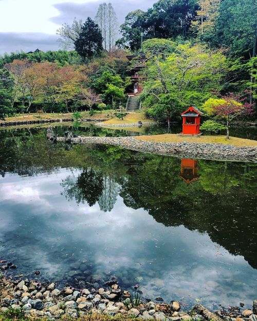 浄瑠璃寺庭園 [ 京都府木津川市 ] ② Joruri-ji Temple Garden, Kizugawa, Kyoto ーー平安時代の国宝＆仏像が現存する日本唯一の寺院。国宝の本堂・三重塔が向かい