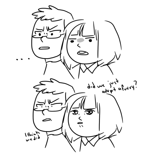 astrodogs: so this couple adopts/is constantly visited by ichi and even though he freaks them out at
