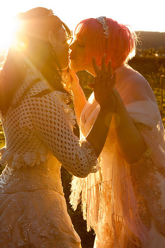 raggedyanne:  (Anli &amp; Laura’s Lesbian Gamer Geek Weddingから) 