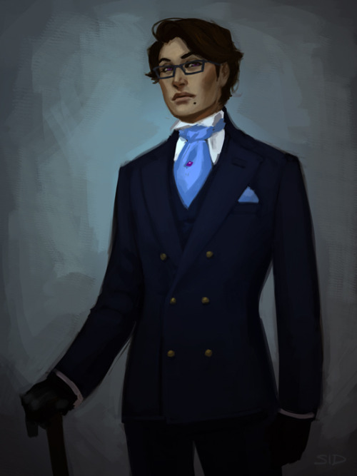 cidershark:i feel like roderich is the type of guy to wear a three-piece suit literally anywhere he 