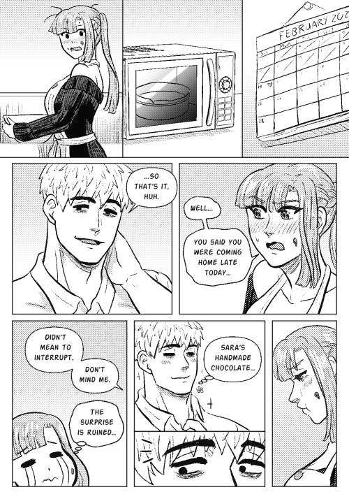 A few days late posting it here but a Valentine day comic I drew! The rest of the pages are decidedl