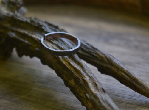 New black rings in my shop.Solid recycled copper.