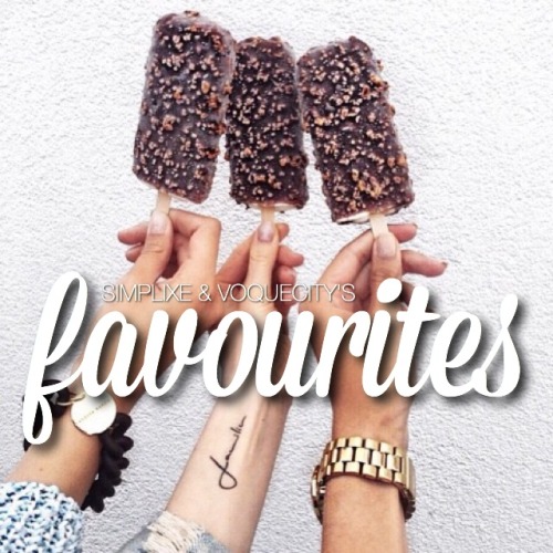 voquecity:Hey loves so, Marieclaire (@simplixe​) and I (@voquecity​) decided to make a faves page to