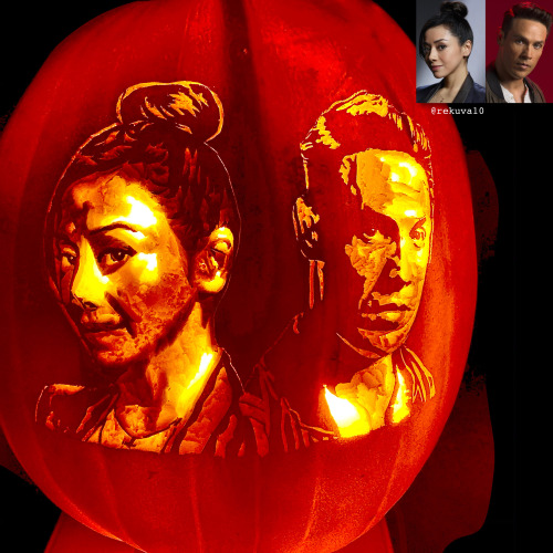  2020 Pumpkin Carvings: Lucifer on Netflix.This year the theme was @lucifernetflix. We have a Lucife