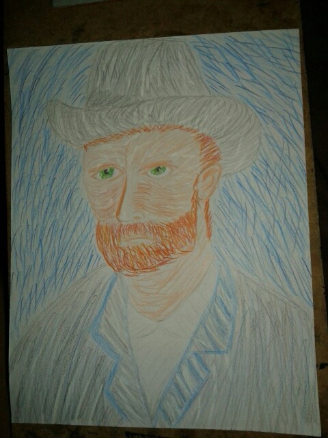 Vincent van Gogh I’m pretty bad at portraits, but I couldn’t stop myself to do a portrai