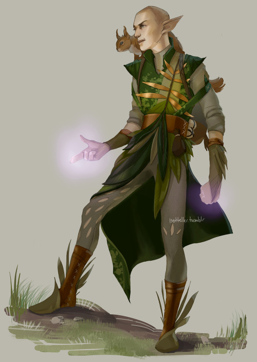 isstteller:A few months ago I designed the Pathfinder character of a friend of mine. I wasn’t 