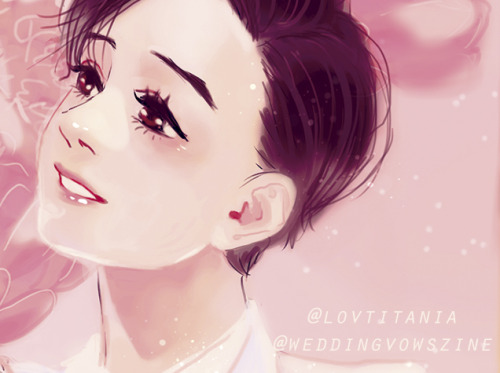 lovelytitania:here’s the preview for my piece for @weddingvowszine!!! Please check it out! ♥