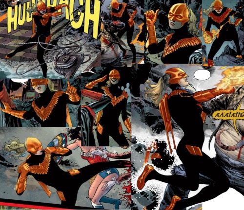 sablelighter:  Favorite Costume:  Bette Kane / Hawkfire  (formerly Flamebird) DCnU Batwoman #17 show