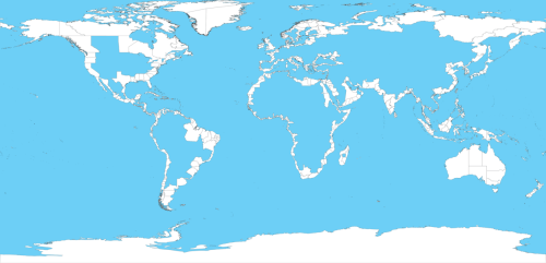 andrewjacksonscenichikes:pax-britannica:mapsontheweb:The World with landlocked regions removed.good 