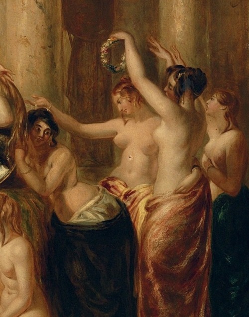 fordarkmornings:Details from Venus and Her Satellites, 1835.William Etty (British, 1787-1849)Oil on 