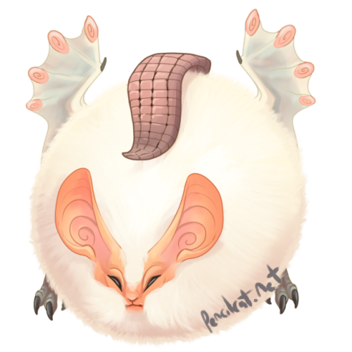 pencilcat:Everyone’s favorite grumpy fluffball, Paolumu!  Available at my store and at ECCC as a s