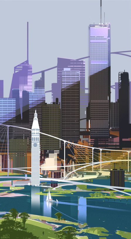 Images for Arcitectmagazine. article here: http://www.architectmagazine.com/design/kim-stanley-robinsons-sci-fi-new-york_o