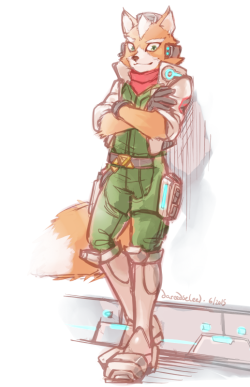 dareedseee:  !? done quick during a break from studying! I can’t wait until I have time to actually draw…… ;_;I have never played a Star Fox game, but it was nice getting Star Fox Zero confirmed at E3! I’ll probably get it when they release it,