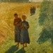 pwlanier:Emile ClausBelgian1849 - 1924Girls in the Fieldsigned Emile Claus lower