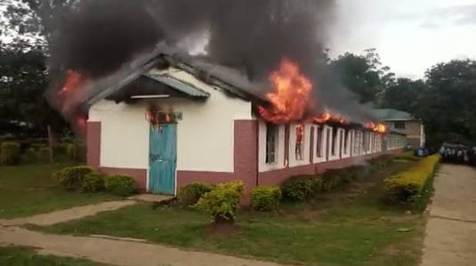 St Peters Mumias Boys School Razed by Fire