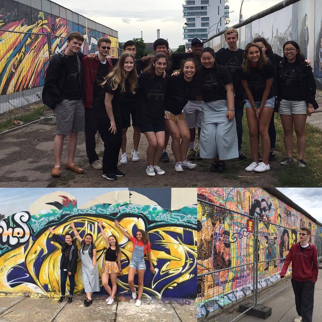 NEC Prep Piano Tour 2016! Berlin Wall #necprepontour #necprep #piano #germany #berlin (at Berlin Wall)