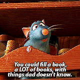 seanmaguires:endless list of pixar characters → remy (ratatouille)