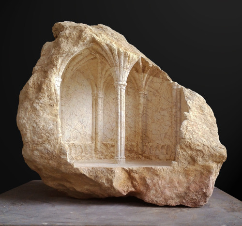 Miniature Spaces Carved From Stone by Matthew Simmonds | via Matthew Simmonds, an art historian and 