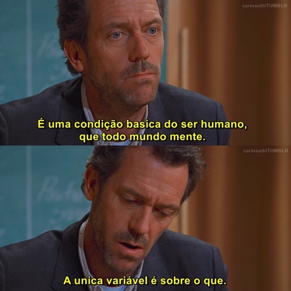 as-pessoas-sempre-se-vao:  House M.D.