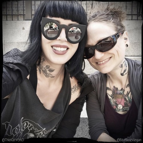 … Yesterday I had the honor of hanging out and grabbing a late #vegan lunch with none other t