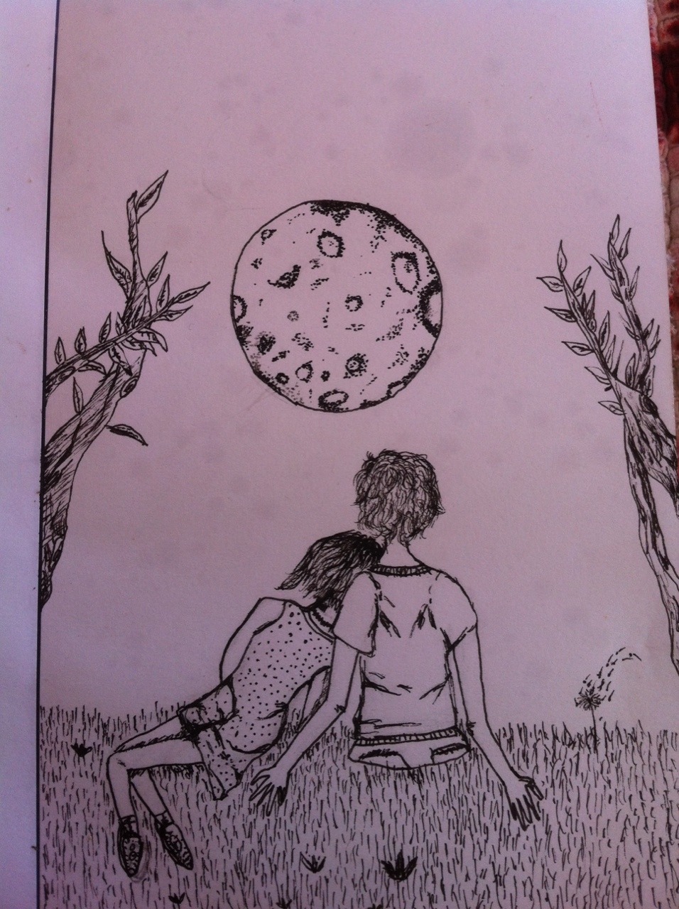 tercera-resignacion:  Desde aquí se puede ver la luna!.