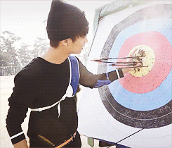 vixxtvgifs:  [ep84] n’s impovement in archery 