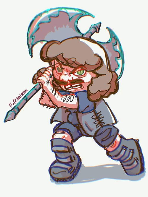 I Like That They Give Murderface A Double Headed Axe In That Prophecy Paint. The Dagger Is Cute And Handy