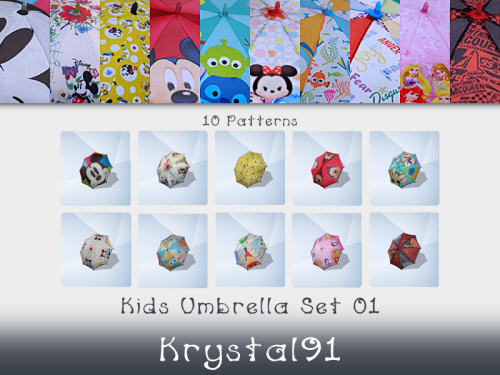 Kids Umbrella Set 01Hi everyone! :D I’m back with a new set of the Seasons EP umbrellas (don’t worry