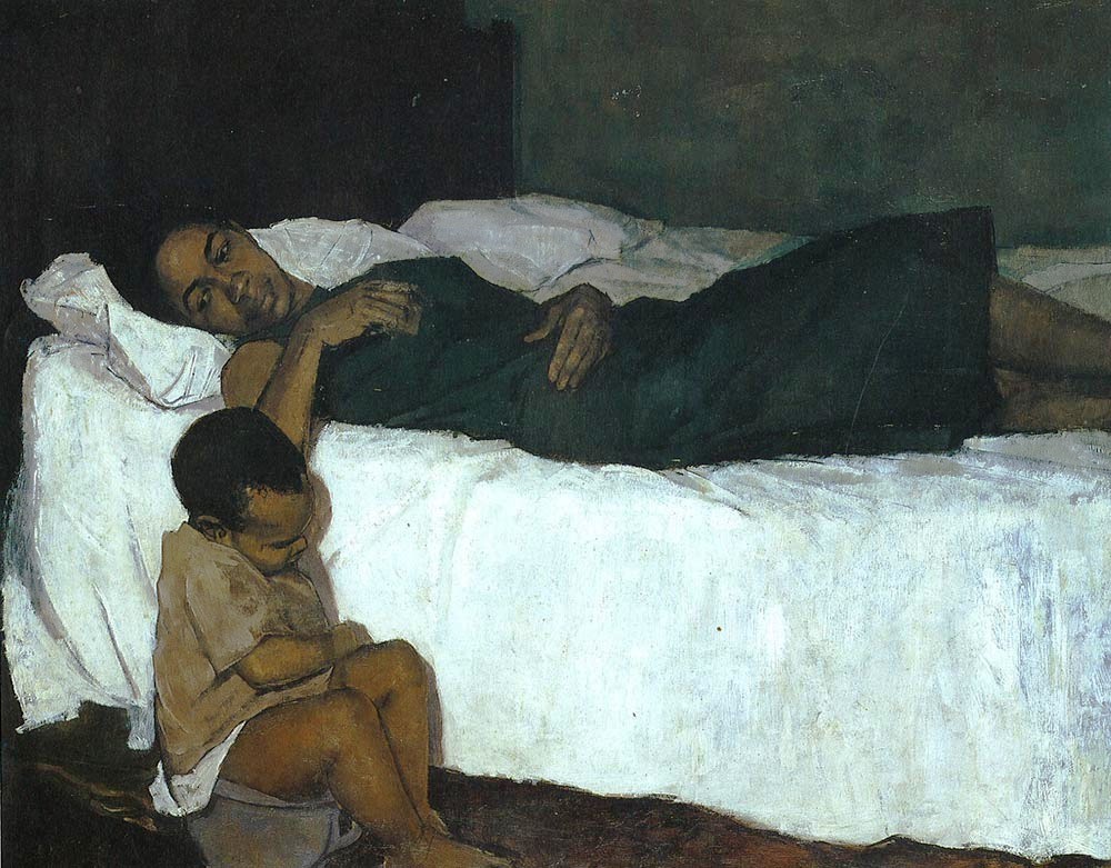 manufactoriel:  Mother and child, 1959 by Barrington Watson 