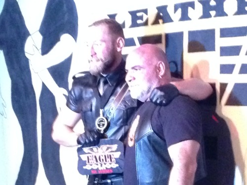 roughtradegear:  Congratulations from the Rough Trade Gear Team to our Eagle LA Mr. Leather 2014 Eric Paul Leue! #mrealgela #mreaglela2014 #eaglela #roughtradegear #lalc #leathermen #losanglesleather 