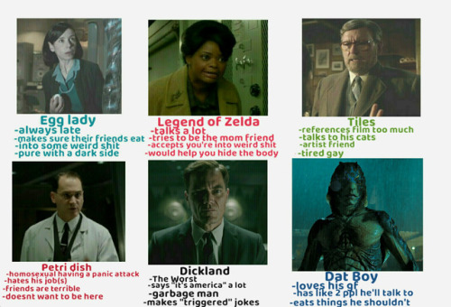 pierres-vodka-gut:Shape of Water tag yourself meme I’m both Tiles and Petri Dish