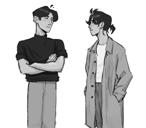 basket-of-loquats:modern!songxiao are that one couple that simultaneously look like they’re dressed 