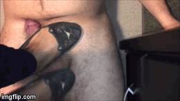 Ebony chick getting so carried away with crushing her boyfriends balls with her new