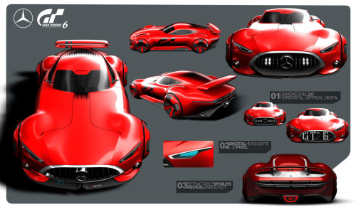biroandclay: Mercedes Benz AMG Vision GT - Design Boards. Just marvellous.