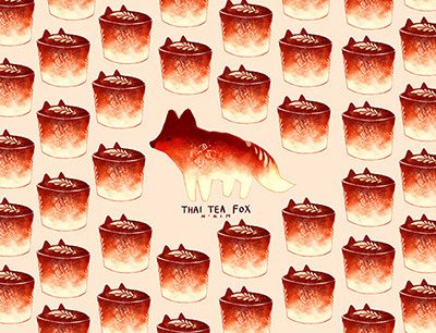 nkim-doodles:Another version of my Tea Foxes. :)