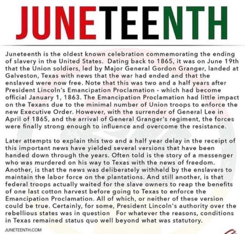 What is Juneteenth you ask?