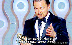 tomhiddles:  Leonardo DiCaprio is full of your shit, Academy. 