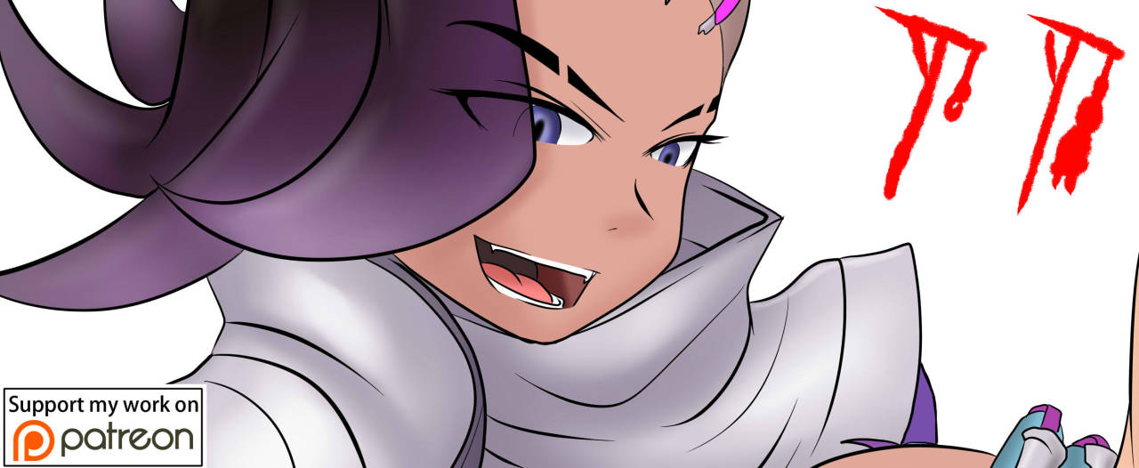 shaded sombra giving a boobjob available on patreonplease support me on patreon to