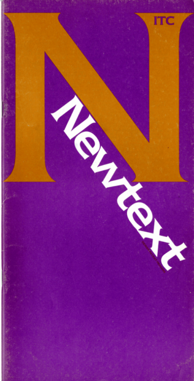 ITC International Typeface Corporation, typography brochures, 1976-1985