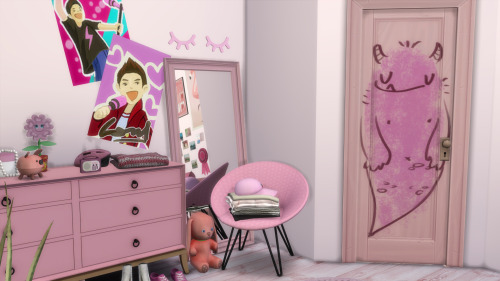 The Sims 4: PINK ROOMName: Pink Room§ 7.510Download in the Sims 4 GalleryOriginID: modelsims4Pl