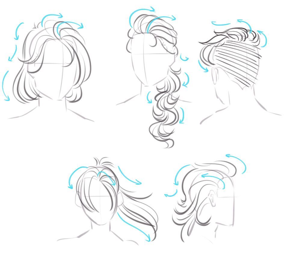 I chuck my stuff here — how did you learn how to draw hair? you do so  many...