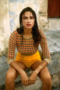 allrandompost:  Irina Shayk by Derek Kettela