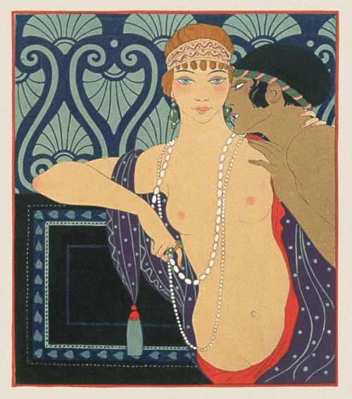 geritsel:George Barbier - Book illustrations for Les chansons de Bilitis