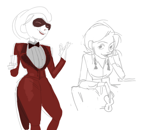 hevelyn discord got HORNY for suits this evening. feat helen in janeway’s tux. &amp; forma