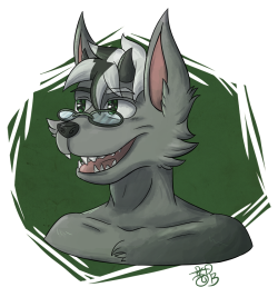 monochromaticdragon:  Painterly headshot