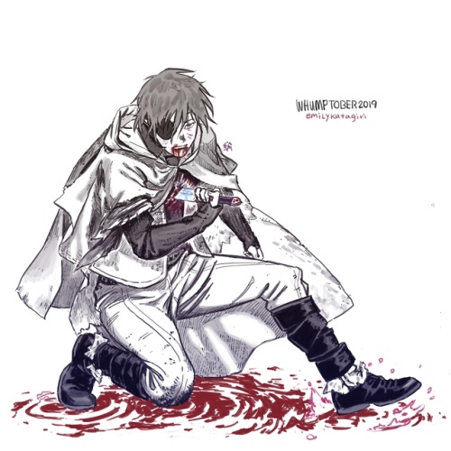 katagiriemily:whumptober 2019 day eight: stab woundanother character from 『D.Gray-Man』, Lavi this ti