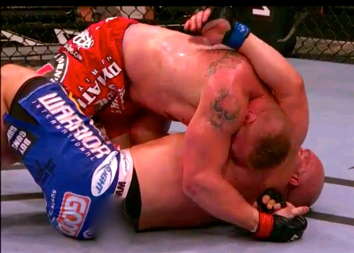 miketysonknockouts:  Click here for a breakdown of Brock Lesnar’s Caveman Ju Jitsu on Shane Carwin. Like it or not Lesnar had some serious